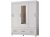 Guarda-roupa Casal com Espelho 3 Portas – de Correr 3 Gavetas Araplac E20033