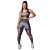 Conjunto Calça Legging Fitness Mais Top Com Bojo Poliamida Academia Cintura Alta