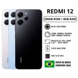 Celular Xiaomi Redmi 12 256GB / 8 GB RAM | Câmera 50MP , Processador Helio G88, Bateria 5000mah, Carregamento 22W