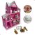 Casinha de Boneca Infantil com Moveis acompanha Parquinhos em Mdf Pintada