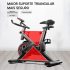 Bicicleta Ergométrica Spinning Profissional Wizo – Inércia 12kg, Suporta 150kg, Silenciosa, Ajustável para Altura 1.50m a 2m + Tapete de Proteção Incluso Bike Ergometrica para Apartamento