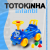 Totoka Triciclo Infantil Bebe Motoca Totokinha Sport Com Peças Geométricas Azul Menino