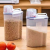 Pote Hermético Com Copo Medidor Organizador De Alimentos Mantimentos Arroz 2L