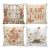Kit 4 Capas de Almofadas Decorativas 45x45cm de Páscoa para Sala Quarto e Decoração Ovo de Páscoa