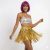 Fantasia Saia De Franjas Peruca Metalizada Festa Carnaval Promoção