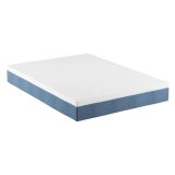 Colchão Casal Mola Ensacada Guldi Macio (25x138x188) Azul e Branco