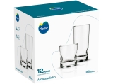 Jogo de Copos de Vidro 12 Peças – Nadir Amassadinho