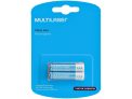 Pilha Recarregável AAA CB051 Multilaser – 1000mAh 2 Unidades
