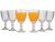 Jogo de Taças de Vidro 330ml 6 Peças Haus – Bico de Jaca Empire