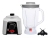 Liquidificador portátil Arno Limpa Fácil Power Mix 2.5 L branco com jarra de san 127V