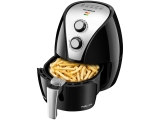 Fritadeira Elétrica Sem Óleo/Air Fryer Mondial – Pratic AF-20 Preta e Prata 2,4L com Timer