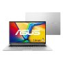 Notebook ASUS Vivobook 15 M1502, AMD Ryzen 7 5825U, 16GB RAM, 512 GB SSD, KeepOS, Tela 15.6, FHD, Cool Silver – M1502YA-NJ612
