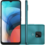 Smartphone Motorola Moto E7 32GB 4G Wi-Fi Tela 6.5” Dual Chip 2GB RAM Câmera Dupla + Selfie 5MP – Aquamarine