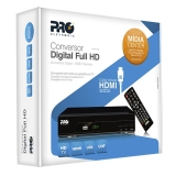 Conversor Digital Proeletronic Full HD PRODT-1200 Conectividade USB para usar a Central de Mídia