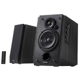 Caixa de Som Bluetooth Edifier 2.0 66W R1700BT Preto Duas entradas RCA, Painel lateral Handy, Controle remoto