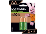 Pilha Recarregável AA Pequena Alcalina 2 Unidades – Duracell