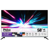 Smart TV 58″ Roku Philco 4K Preto
