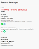 Plano Claro Controle 14GB por apenas R$ 24,99
