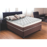 Conjunto Box Casal, Molas Ensacadas, 138x188cm – Montreal Premium