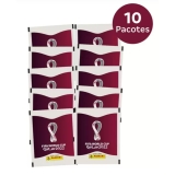 Pack com 10 Pacotes de Figurinhas Copa do Mundo – Qatar 2022