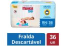 Fralda Turma da Mônica Baby Tam. RN até 4,5kg – 36 Unidades