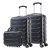 Kit 3 Unidades Mala Bordo Viagem Com Frasqueira Padrão ANAC Rígida ABS
