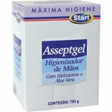 Refil Álcool Gel Higienizador Assept Start 800ml