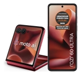 Smartphone Motorola Razr 60 Ultra – 1tb 32gb (16gb Ram+16gb Ram Boost) Snapdragon 8 Elite Tela Dobrável 7 E Externa 4 Moto Ai 50mp Camera – Vermelho