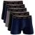 Kit 5 Cuecas Boxer Sandrini Algodão Adulto Masculinas Elastano Original cueca box