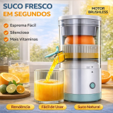 Espremedor Elétrico de Frutas Automático | Laranja, Limão e Outras Frutas | Suco Natural Rápido | Design Premium
