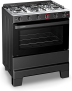 Fogão 5 Bocas Esmaltec Ideal Super a Gás com Mesa Inox Preto