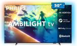 PHILIPS, Smart TV Ambilight 50″ 4K, 50PUG8100/78, Comando de Voz, HDR10+/Dolby Atmos, VRR/ALLM, Bluetooth