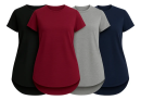 Kit 4 Camiseta Dry Fit Feminina Academia Fitness Tapa Bumbum