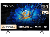 Smart TV 50″ TCL 4K UHD MiniLED C6KS 50C6KS Google TV 2025