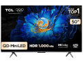 Smart TV 50″ TCL 4K UHD MiniLED C6KS 50C6KS Google TV 2025