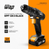 WAP Lixadeira Roto Orbital ELO 250 com Coletor de Pó Removível, Empunhadura e Base Emborrachada, 110 x 105mm 250W
