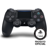 Controle Sony Dualshock 4 PS4 Sem Fio Preto CUH-ZCT2U Original Lacrado Com Garantia de Fabrica