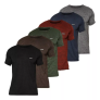 Kit 6 Camisa Masculina Dry Fit Premium Não Amassa Elastano Confortável Malha Fria Treino Academia