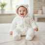 Macacão Urso Pipoquinha Bebê – Soft Peludinho com Zíper (L2)