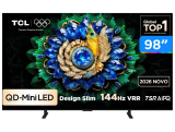 Smart TV 98″ TCL 4K UHD QD-Mini LED 98A400M Google TV 2026