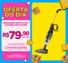 Aspirador de Pó 2 em 1 Gaabor com Filtro HEPA 1000W Smart Sweep Preto