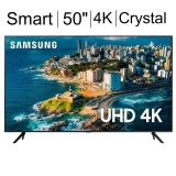 Smart TV 50″ Samsung |4K| Gaming Hub A nova plataforma de games dentro da sua TV – 50CU7700