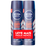 Kit Desodorante Aerosol Nivea Dry Impact Masculino150ml – 2 Unidades