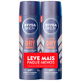 Kit Desodorante Aerosol Nivea Dry Impact Masculino150ml – 2 Unidades