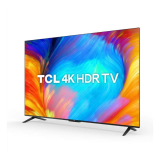 Smart Tv Tcl 75 Polegadas, LED UHD 4K, Google Smart, Borda Fina, Preto – 75p635