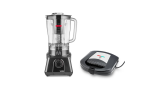 Compre Liquidificador 2,6L Turbo Cinza 1200w e Leve Sanduicheira 750w Preta 127V Multi – LQ1211K