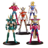 Kit 5 bonecos cavaleiros do zodiaco armadura de bronze action figure 19cm – BLOCO DE MONTAR