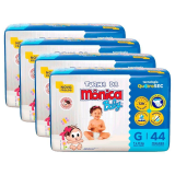 Fralda Descartável Turma da Mônica Tamanho G – 4 Pacotes com 44 Fraldas – Total 176 Tiras – Turma da Monica