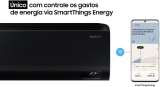 Ar-condicionado Split Inverter Samsung WindFree Black Edition Sem Vento 12.000 BTUs Frio AR12CVFCABTNAZ 220V
