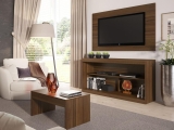 Rack para TV até 47” com Mesa de Centro e Painel – Multimóveis Inovare